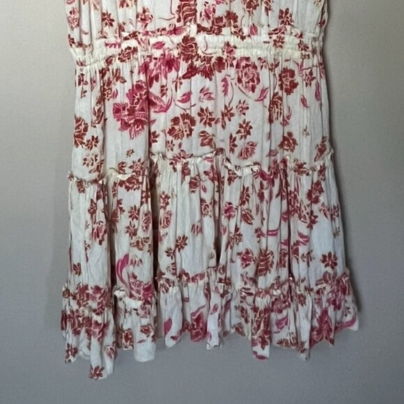 Anthropologie Poupette St Barth Clara Mini Dress | Yellow Floral | Size M - Picture 12 of 15